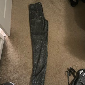 Glitter Long Pants